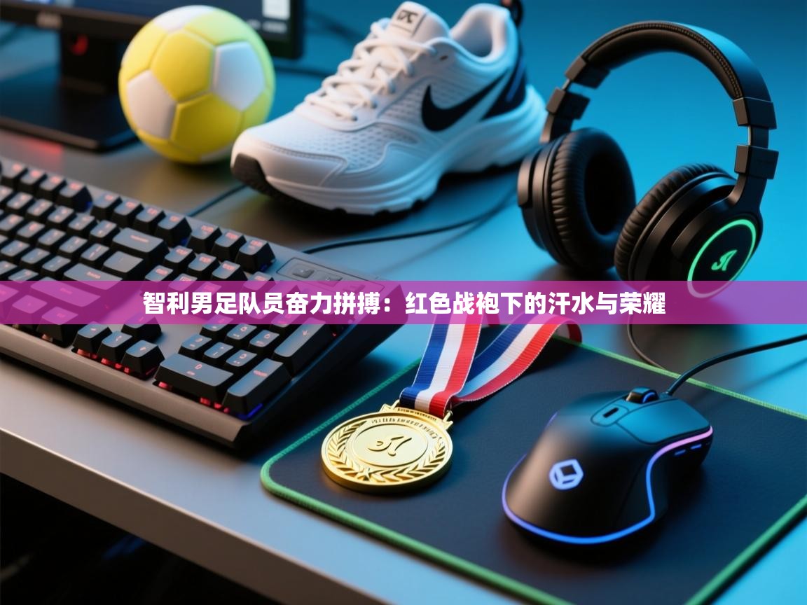 智利男足队员奋力拼搏：红色战袍下的汗水与荣耀